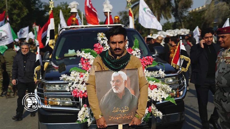 Iranpress: Mourners of Lt. Gen. Soleimani in Najaf chant 