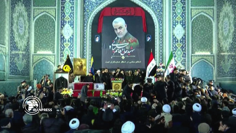 Iranpress: Farewell ceremony with Lt. Gen Soleimani in Mashhad 