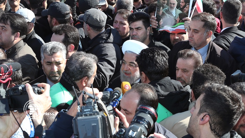 Iranpress: Rouhani: Feb. 11 march best response to White House