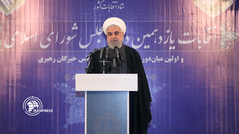 Iranpress: Process of holding elections, magnificent: President Rouhani 