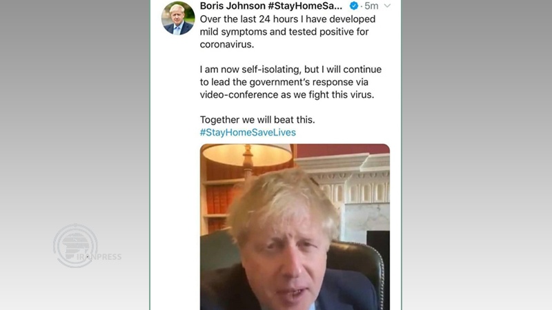 Iranpress: Boris Johnson tests positive for coronavirus as crisis grips the UK 