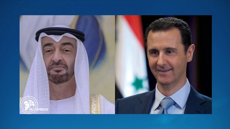 Iranpress: UAE backs Syria, bin Zayed stressed on phone call with Assad 