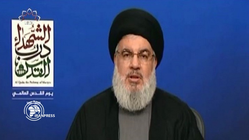 Iranpress: Sayyed Hassan Nasrallah: Quds Day, auspicious legacy for Islamic world