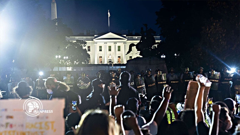 Iranpress: Trump sheltered as George Floyd protesters gathered outside White House