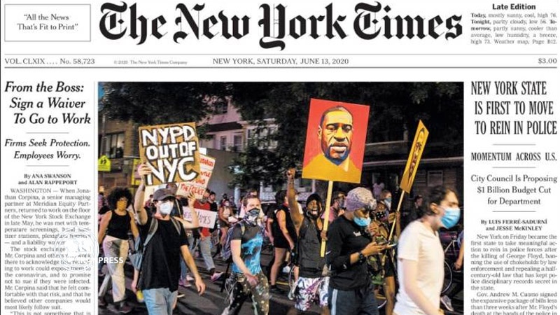 Iranpress: World Newspapers: New York state is first to move to rein in police