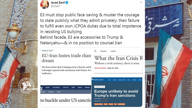 Iranpress: E3 are powerless against US coercion: Iran