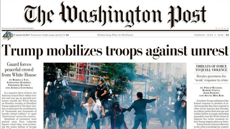 Iranpress: World Newspapers: Chaos amid curfew