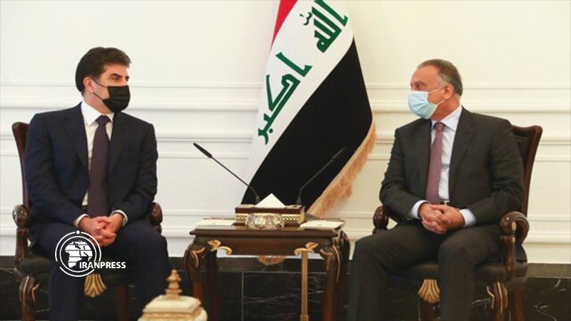 Iranpress: Barzani, Al-Kazemi, Salih urge national solidity in Iraq