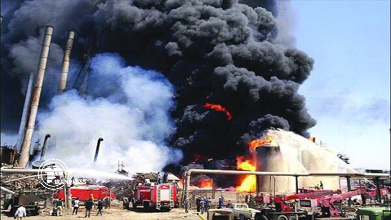 Iranpress:  Fire at Tehran oil refinery, one died, one injured