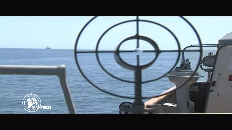 Iranpress: Russia’s Caspian Flotilla conducts naval combat training