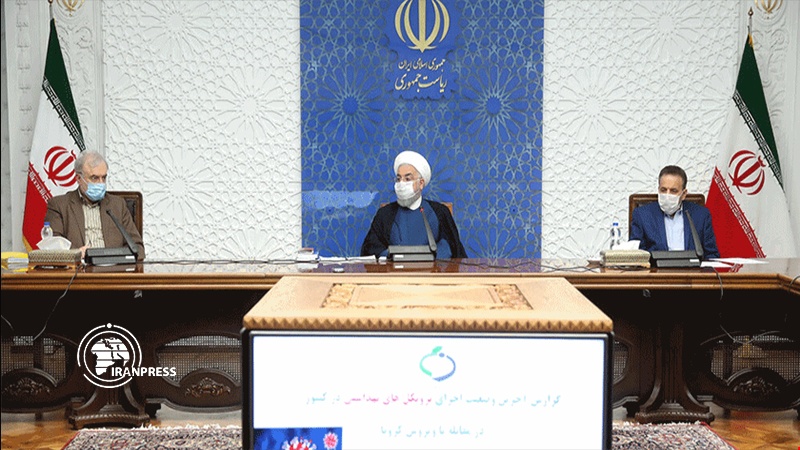 Iranpress: Observing health protocols; only solution to contain coronavirus: Rouhani