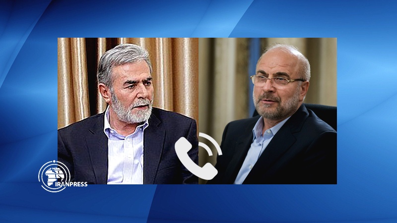 Iranpress: Parliament Speaker talks with al-Nakhalah on the phone