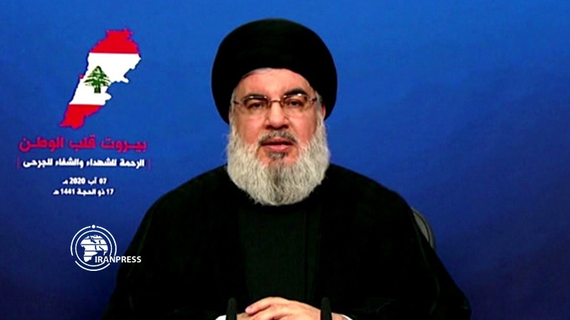 Iranpress: Nasrallah slams US sanctions against Lebanese amid Beirut blast