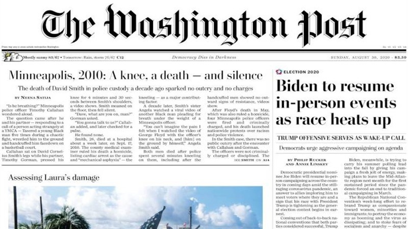 Iranpress: World Newspapers: Biden to resume in-person events as race heats up