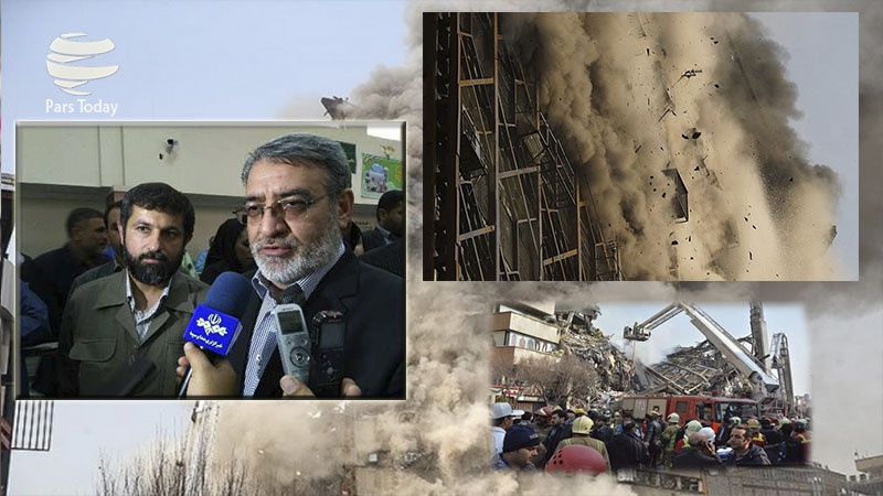 ایران پرس: وزیر کشور: علل حادثه پلاسکو تهران باید مشخص شود
