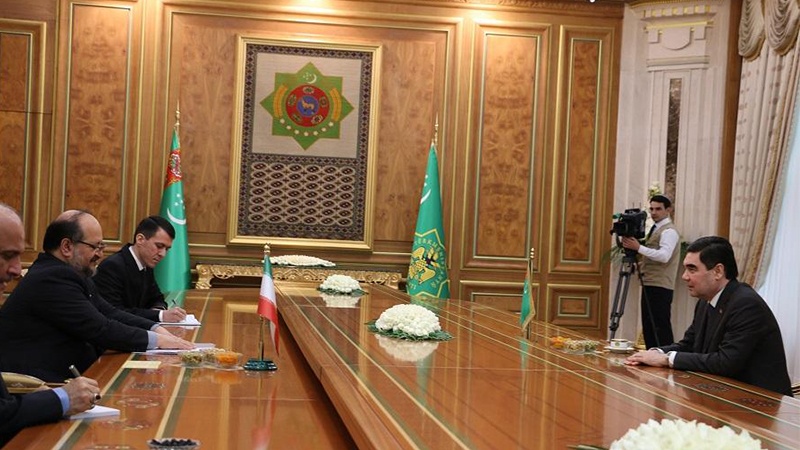 Iranpress: دیدار وزیر صنعت، معدن و تجارت ایران با رئیس جمهوری ترکمنستان 