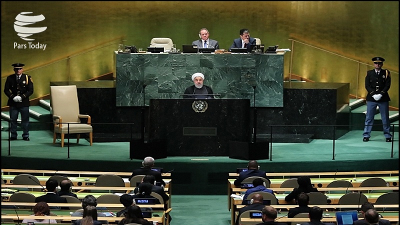 Iranpress: سخنرانی روحانی در سازمان ملل بیان مواضع ایران درباره صلح و تعاملات جهانی/ تحلیل و ویدئو 