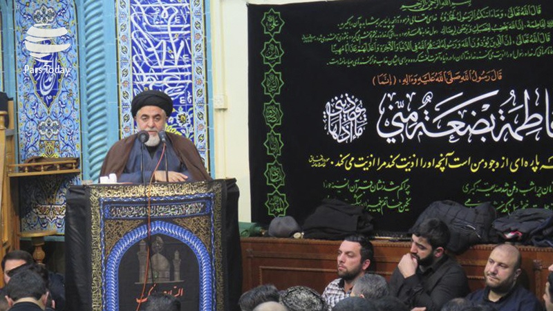 Iranpress: برگزاری مراسم عزاداری شهادت حضرت فاطمه زهرا (س) در باکو