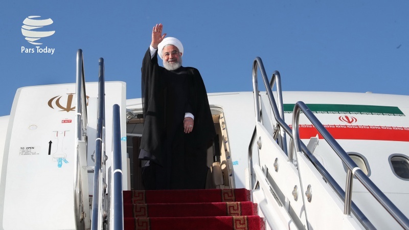 Iranpress: روحانی نیویورک را به مقصد تهران ترک کرد