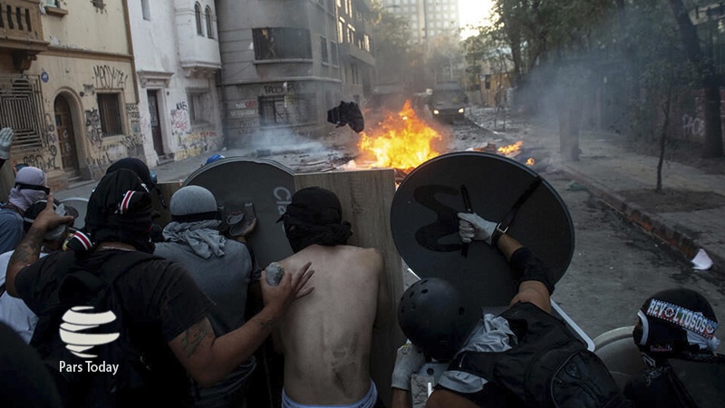 Iranpress: ازسرگیری اعتراضات ضد دولتی در پایتخت شیلی