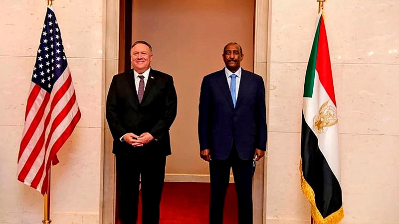 Iranpress: ‌سفر پمپئو به سودان؛ تلاش برای عادی‌سازی رابطه سودان با اسرائیل