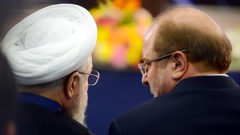 Iranpress: قالیباف موارد مغایرت مصوبات دولت با قوانین را به روحانی اعلام کرد