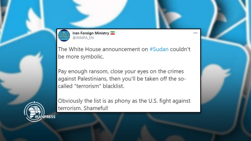 Iranpress: واکنش وزارت خارجه به پیشنهاد آمریکا به سودان برای عادی سازی روابط با اسرائیل 