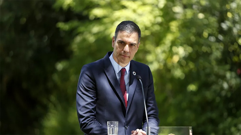 Iranpress: مکرون رئیس دولت اسپانیا را هم به قرنطینه فرستاد