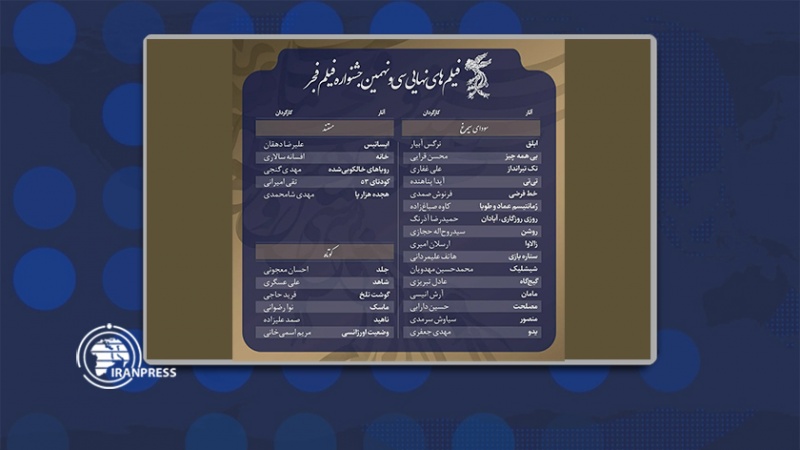 Iranpress: اعلام اسامی آثار نامزد شده در جشنواره فیلم فجر۳۹