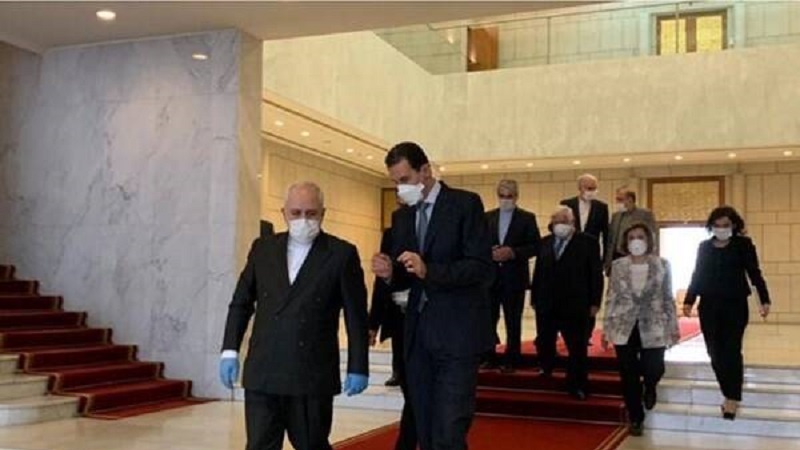 Iranpress: دیدار ظریف با رئیس جمهور و وزیر خارجه سوریه