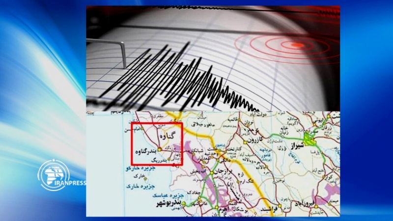 ایران پرس: وقوع زلزله 5 ریشتری در حوالی بندر گناوه 