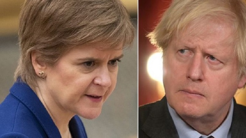 Iranpress: واکنش جانسون به تأکید اسکاتلند بر همه‌پرسی استقلال از بریتانیا