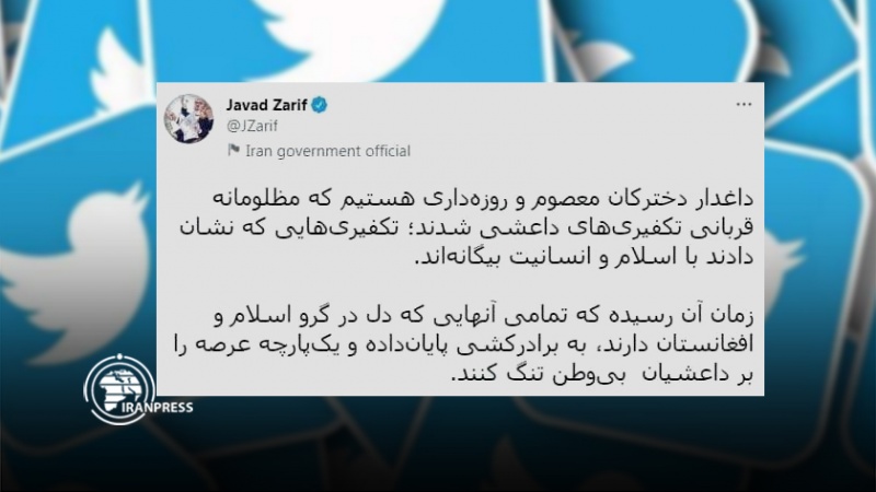 Iranpress: ظریف: آنهایی که دل در گرو افغانستان دارند به برادرکشی پایان دهند