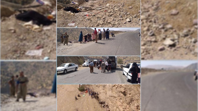 ایران پرس: واژگونی مینی بوس با 28 کشته و مصدوم در کردستان