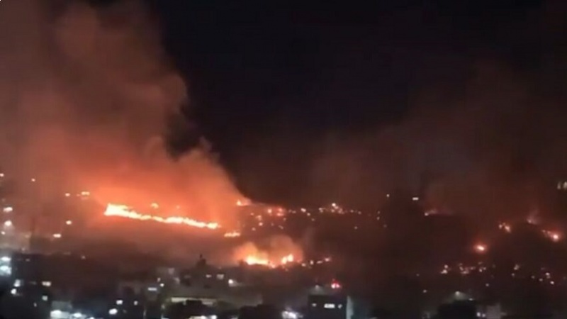 Iranpress: آتش‌سوزی گسترده در شمال سرزمین‌های اشغالی