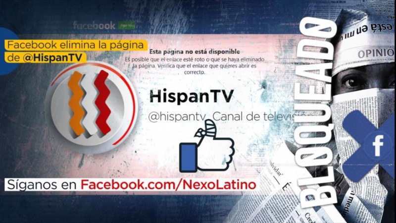 Iranpress: فیسبوک، حساب کاربری «هیسپان تی وی» را مسدود کرد