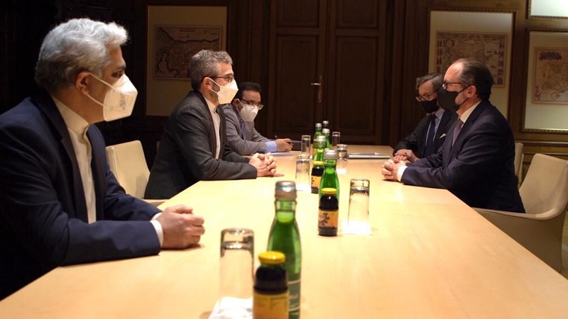 Iranpress: دیدار باقری با وزیر امور خارجه اتریش در حاشیه مذاکرات وین
