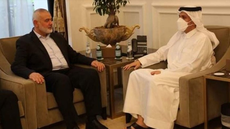 Iranpress: دیدار هیات حماس به ریاست هنیه با وزیر خارجه قطر 