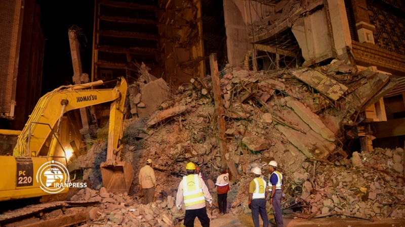 Iranpress: پایان جمع‌آوری جسدهای مدفون در ساختمان متروپل آبادان