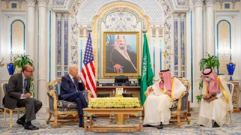 Iranpress: دیدار بایدن با پادشاه عربستان