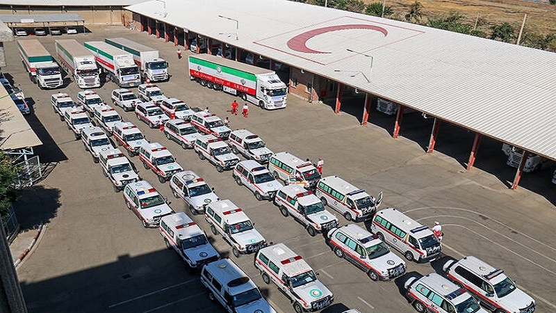 Iranpress:  ارسال 300 تُن دارو، تجهیزات پزشکی و نیازهای غذایی زائران از ایران به عراق 