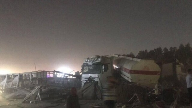 Iranpress: 20 کشته در انفجار یک تانکر در شرق بغداد