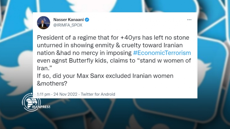 Iranpress: آیا در تحریم حداکثری شما ضد ملت ایران، زنان و مادران ایرانی مستثنی بودند؟