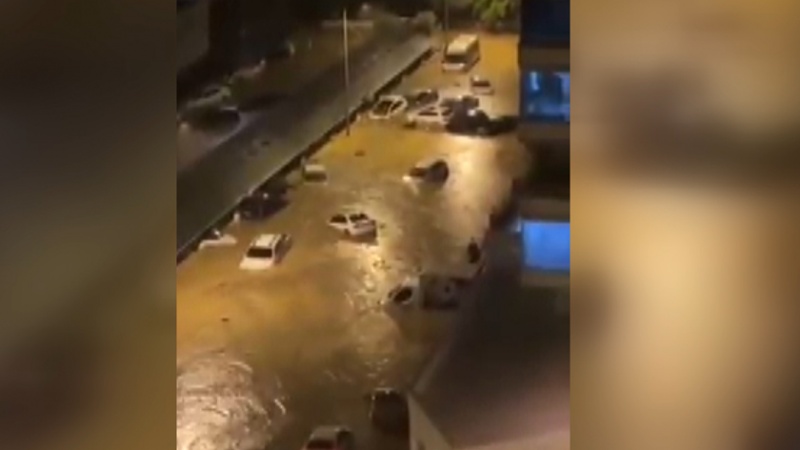 Iranpress: بارندگی بی‌سابقه در آنتالیای ترکیه