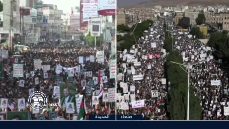 Iranpress: تصاویر تجمعات گسترده مردم یمن برای حمایت از مردم فلسطین در صعده، صنعا و الحدیده 