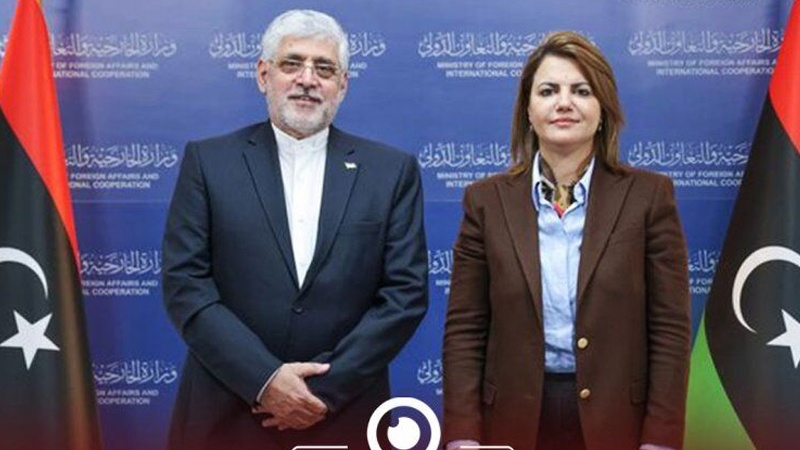 Iranpress: رایزنی سفیر ایران و وزیر خارجه لیبی با هدف تقویت روابط میان دو کشور