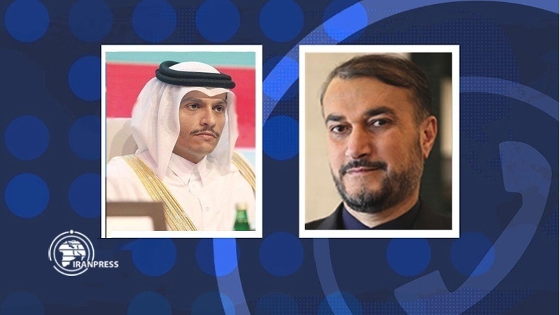 Iranpress: تقویت همکاری های دوجانبه، محور گفت وگوی وزرای خارجه ایران و قطر