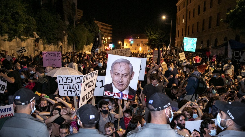 Iranpress:  ادامه تظاهرات ضدسیاست های نتانیاهو در سرزمین های اشغالی