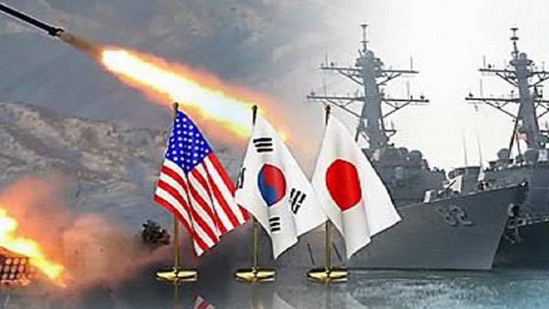 Iranpress: آغاز رزمایش مشترک جدید توسط کره جنوبی، آمریکا و ژاپن