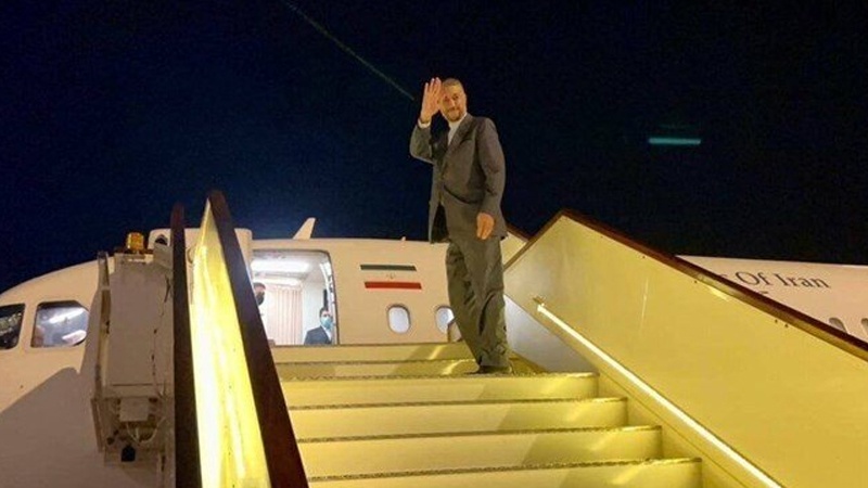 Iranpress: پایان سفر وزیر امور خارجه ایران به سمرقند/ امیرعبداللهیان راهی تهران شد